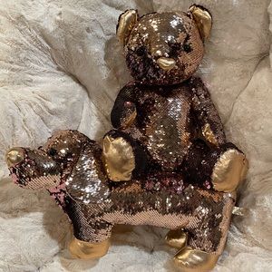 Flip sequin stuffed animals